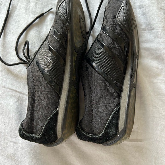 Coach Kelson Signature Suede Lace Up Sneakers - Picture 5 of 6